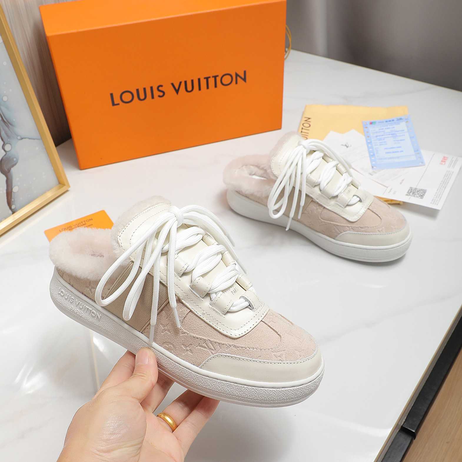 Louis Vuitton Lous Open Back Sneaker - FashionPlug