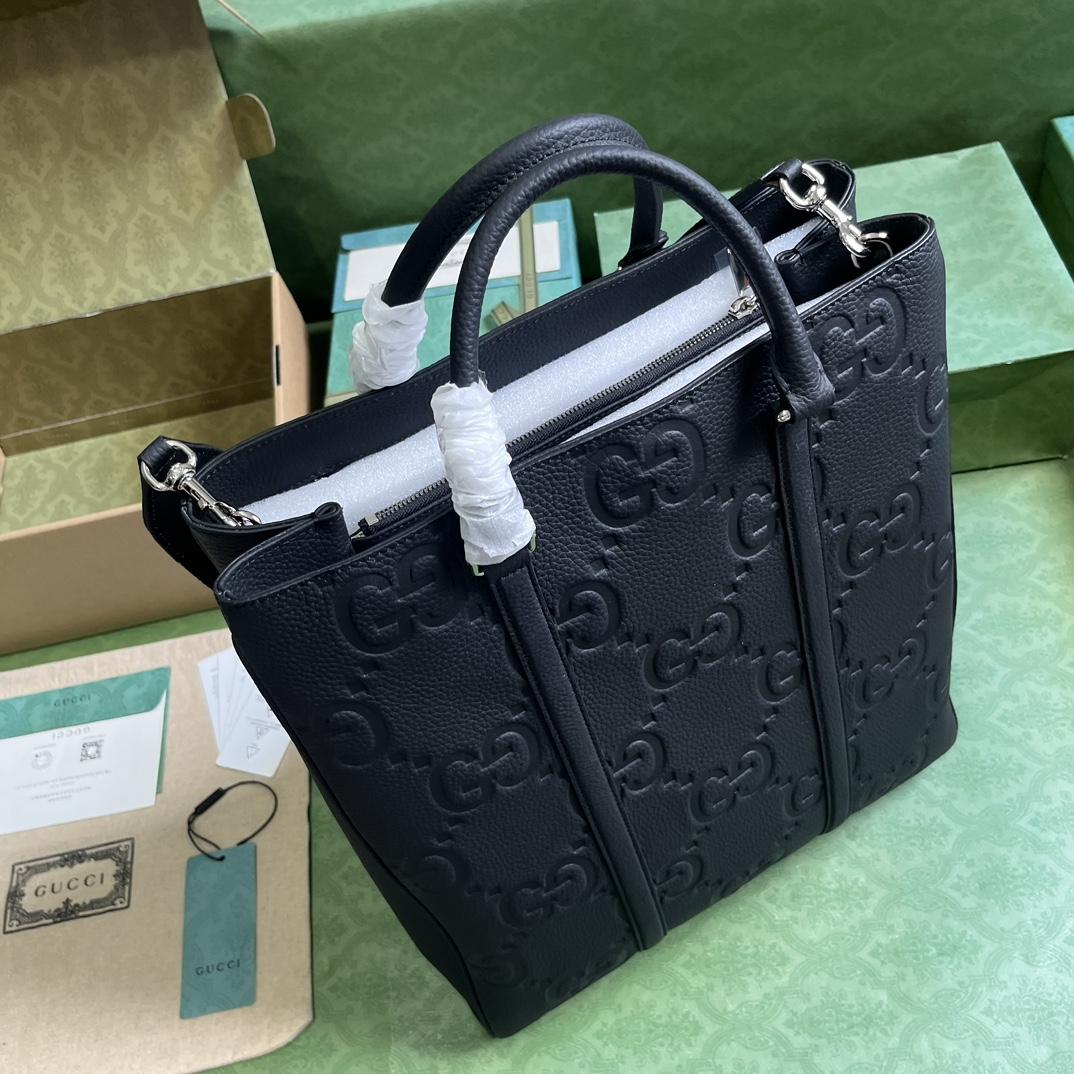Gucci Jumbo GG Medium Tote Bag(36.5x 42x 13cm) - FashionPlug