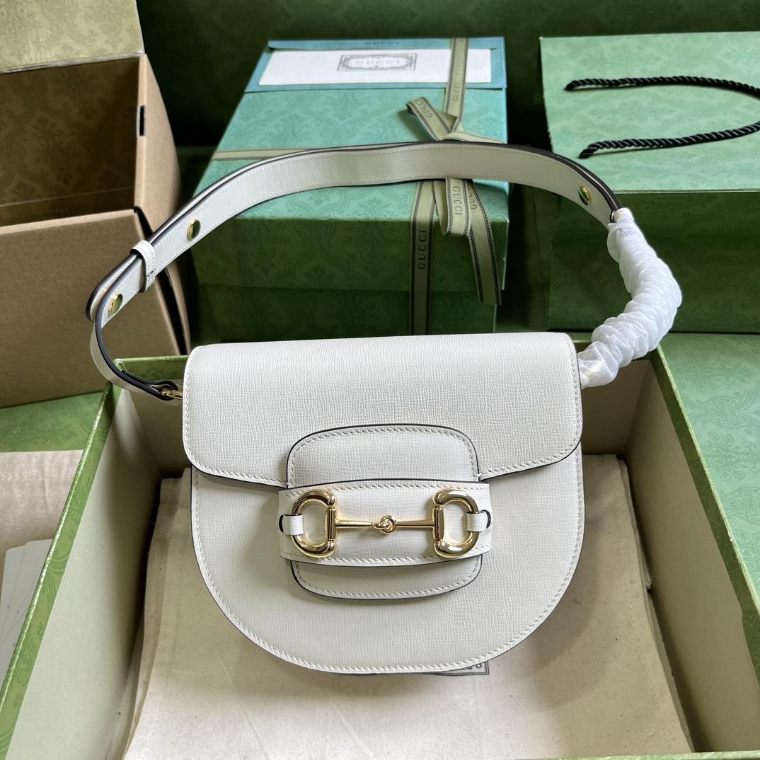 Gucci Horsebit 1955 Mini Rounded Bag (20x 13x 6cm) - FashionPlug