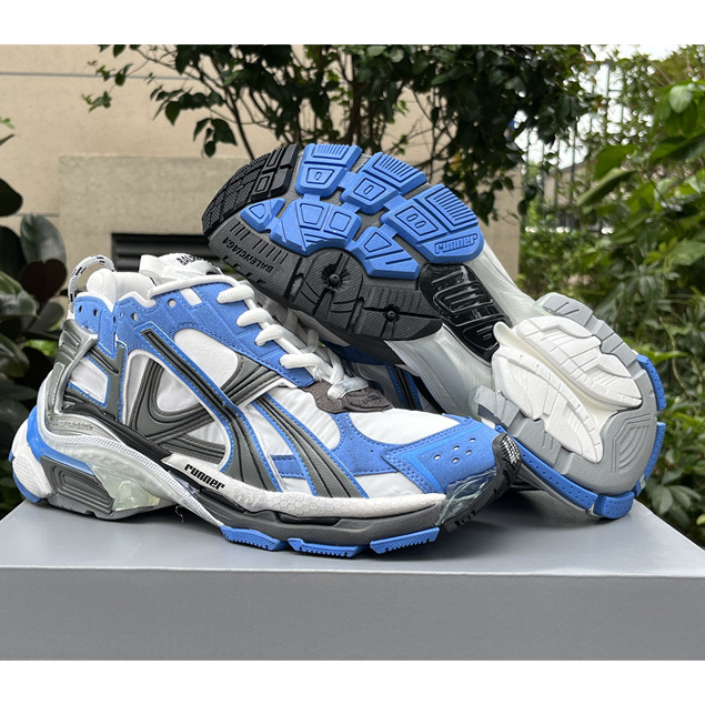 Balenciaga Runner Sneaker In Blue - FashionPlug