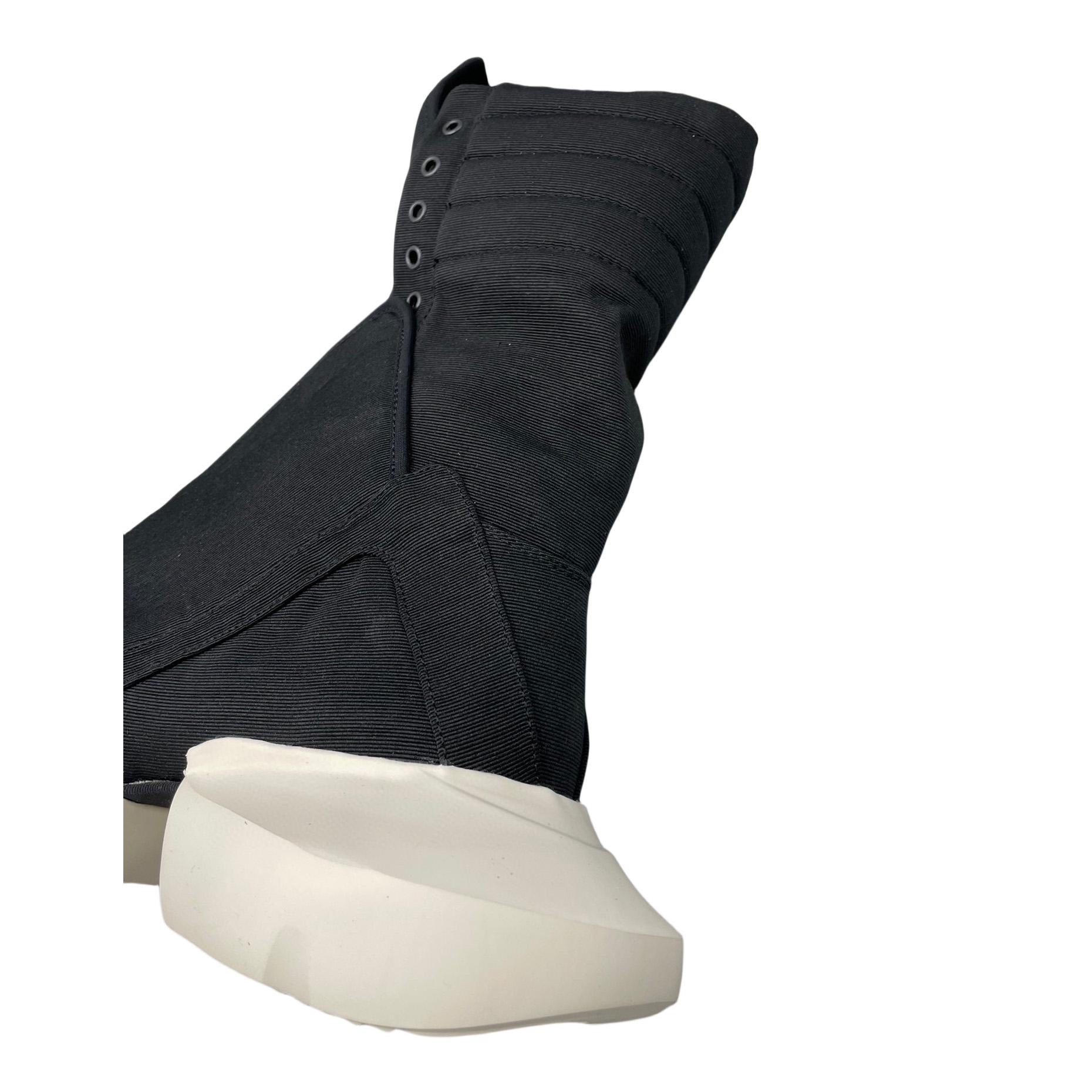 Rick Owens Drkshdw Megaturbo Dunk Boots Black - FashionPlug