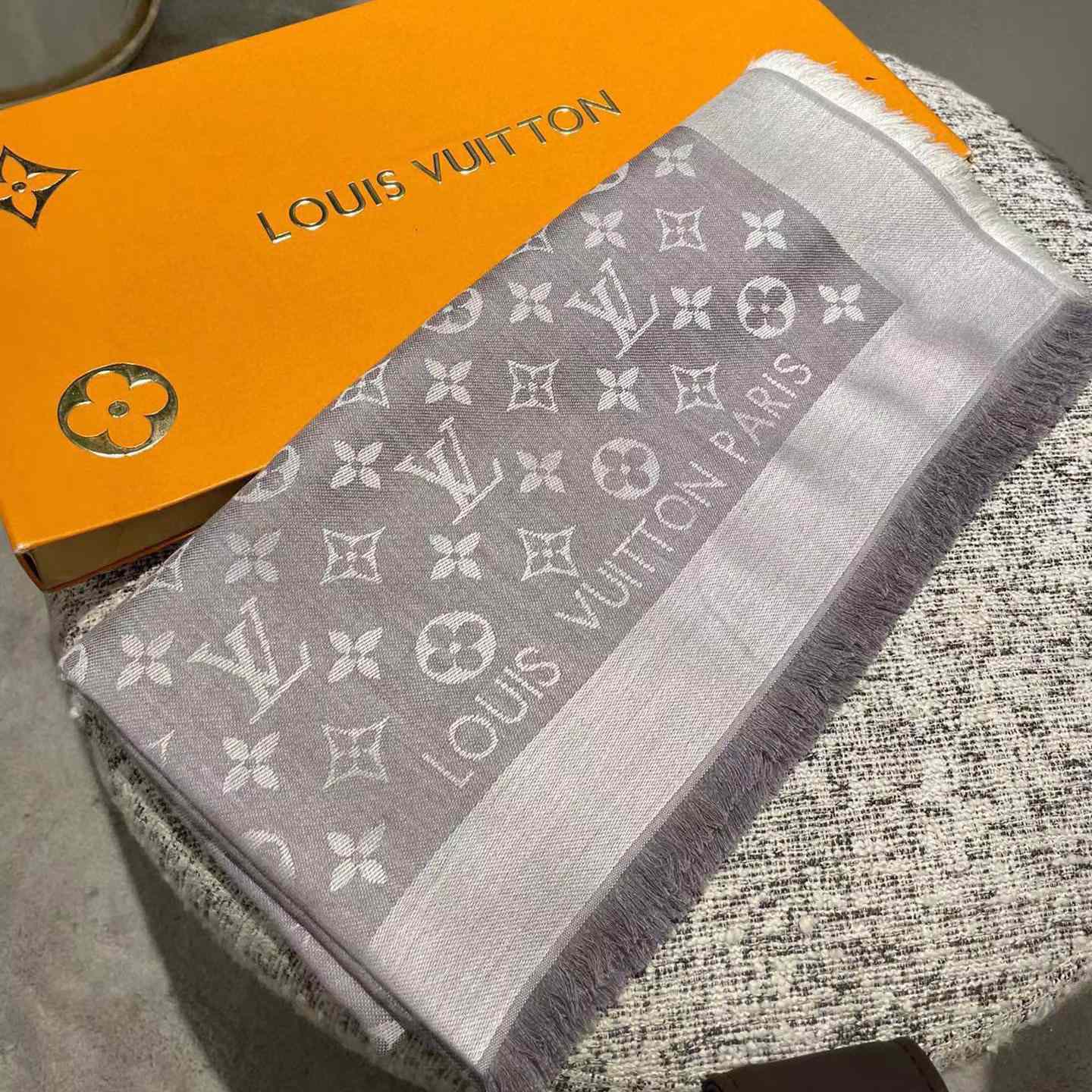 Louis Vuitton Monogram Classic Shawl - FashionPlug
