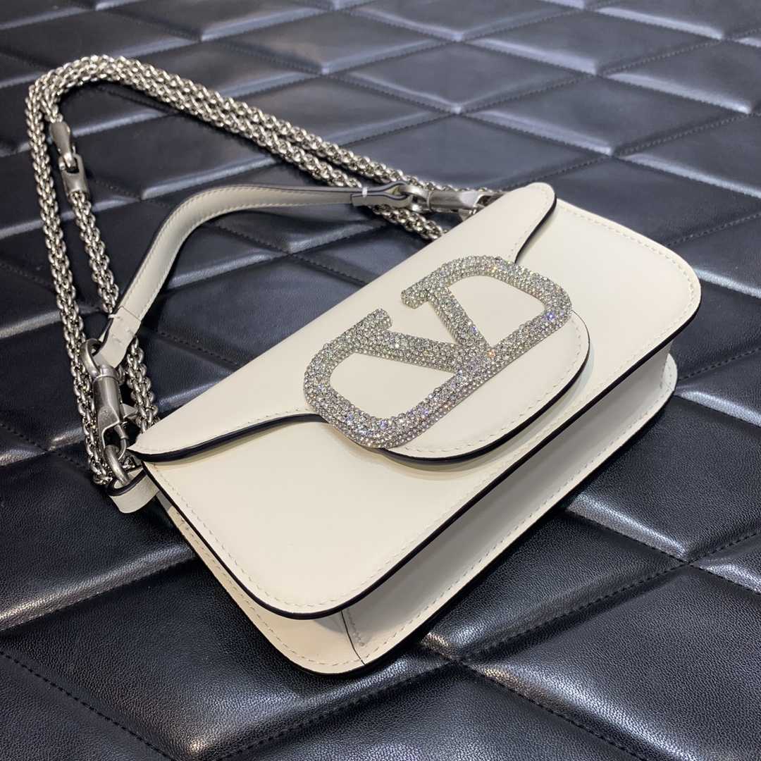 Valenti Locò Small Shoulder Bag With Jewel Logo - FashionPlug