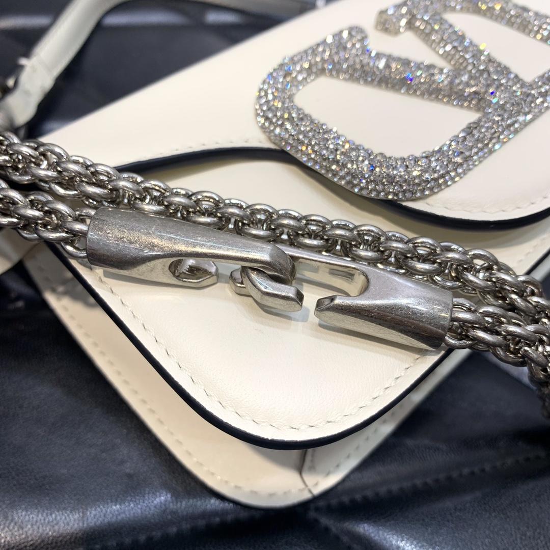 Valenti Locò Small Shoulder Bag With Jewel Logo - FashionPlug