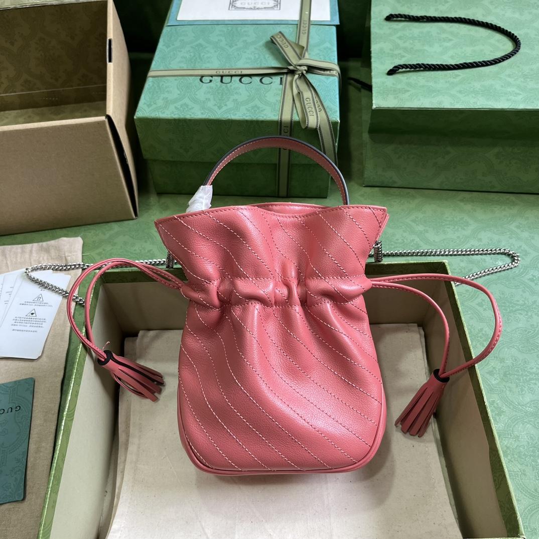 Gucci Blondie Mini Bucket Bag - FashionPlug