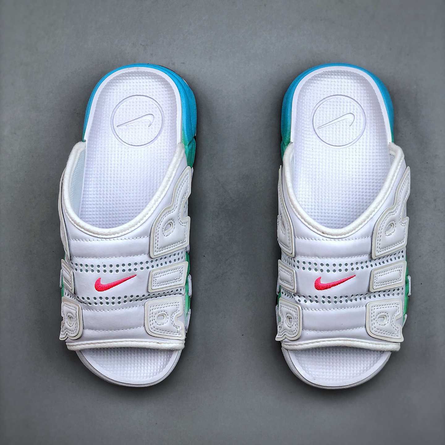 Nike Air More Uptempo Slide   FN3437 161 - FashionPlug