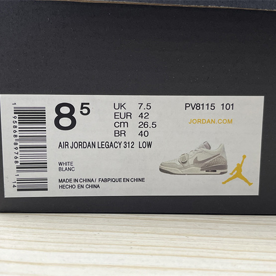 Nike Air Jordan Legacy 312 Low Sneaker    PV8115-101 - FashionPlug