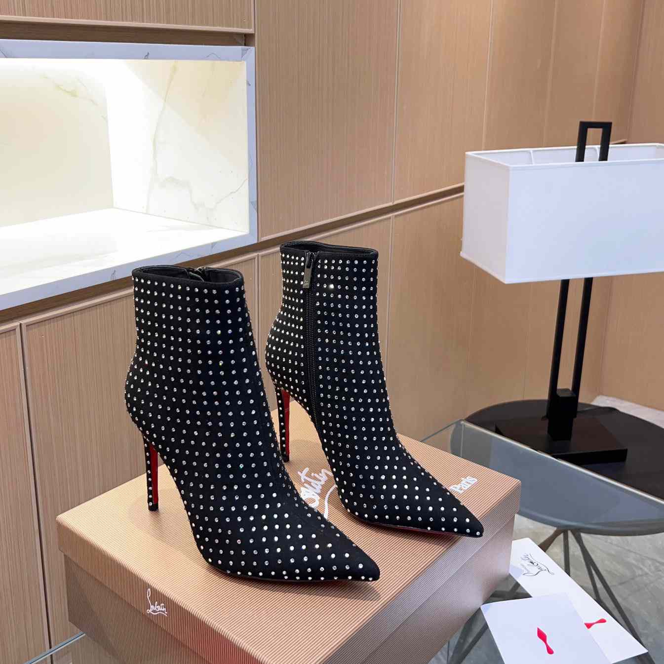 Christian Louboutin So Kate Booty Plume Boots 100 - FashionPlug