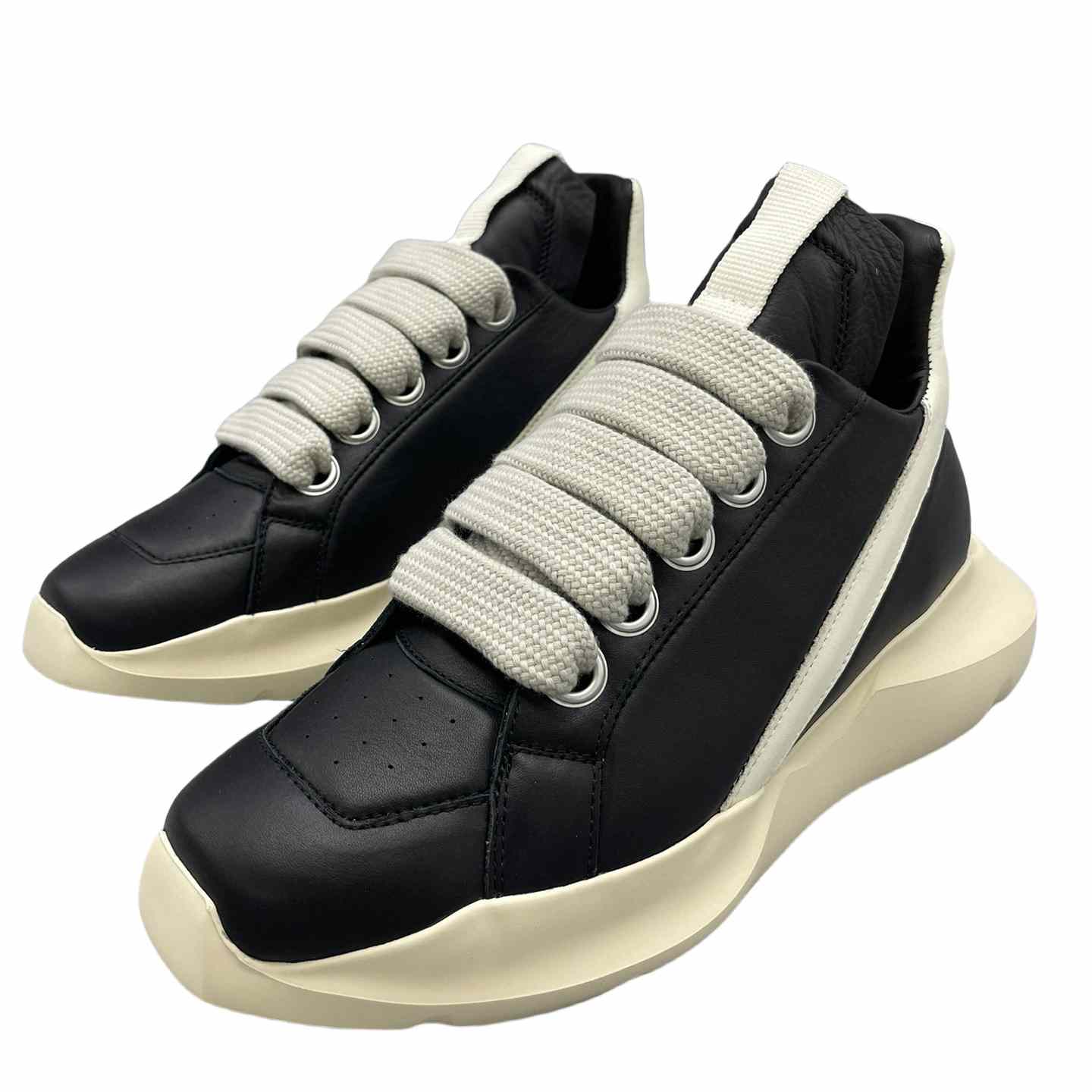 Rick Owens Geth Chunky High-top Sneakers - FashionPlug