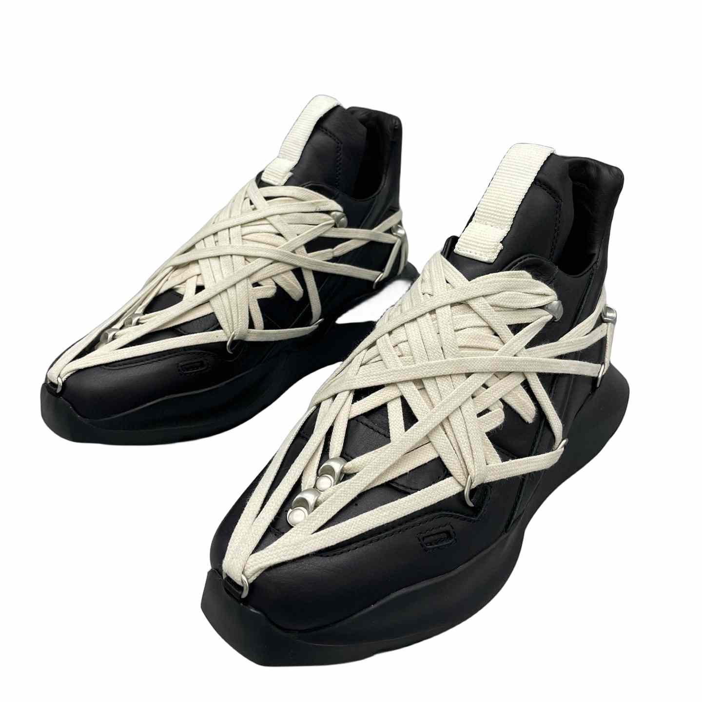 Rick Owens Geth Chunky High-top Sneakers - FashionPlug