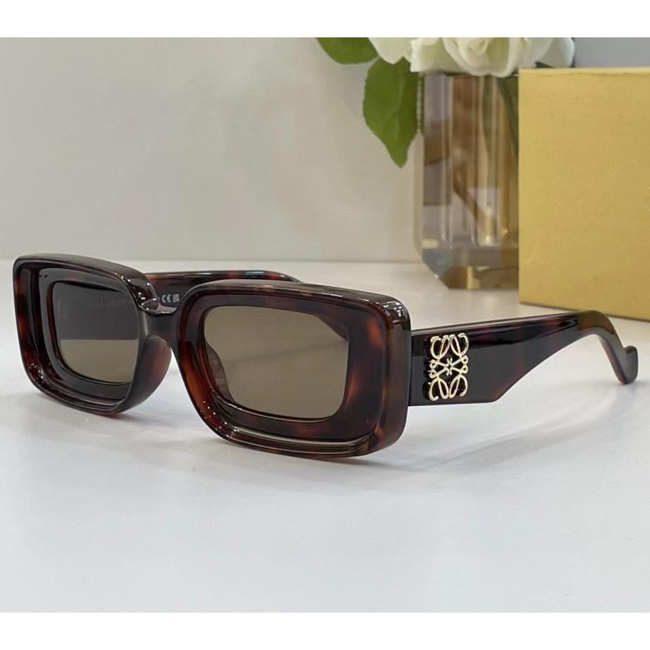 Loewe Rectangular Sunglasses - FashionPlug
