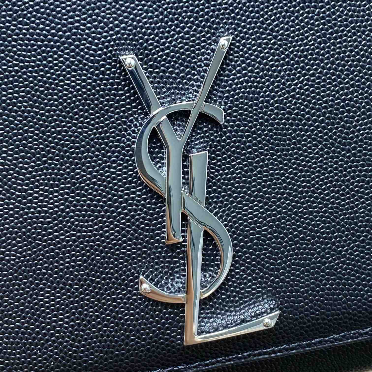Saint Laurent Kate Medium In Grain De Poudre Embossed Leather  (24*14.5*5.5cm) - FashionPlug