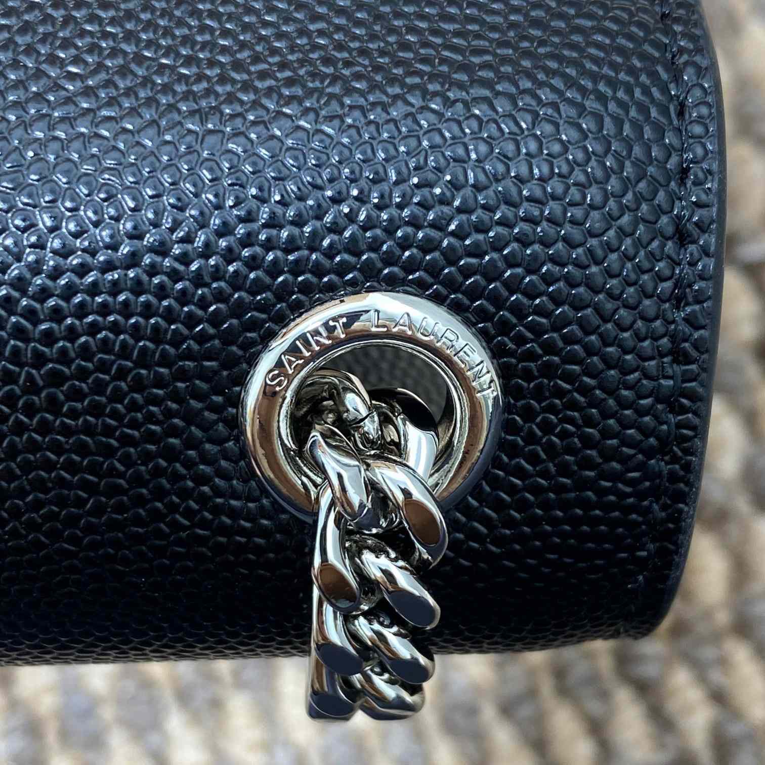 Saint Laurent Kate Medium In Grain De Poudre Embossed Leather  (24*14.5*5.5cm) - FashionPlug