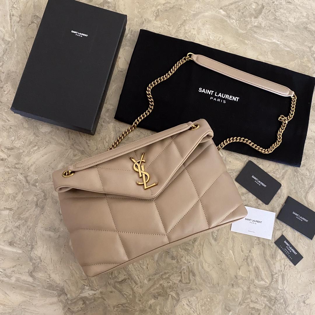 Saint Laurent Puffer Small In Nappa Leather - FashionPlug