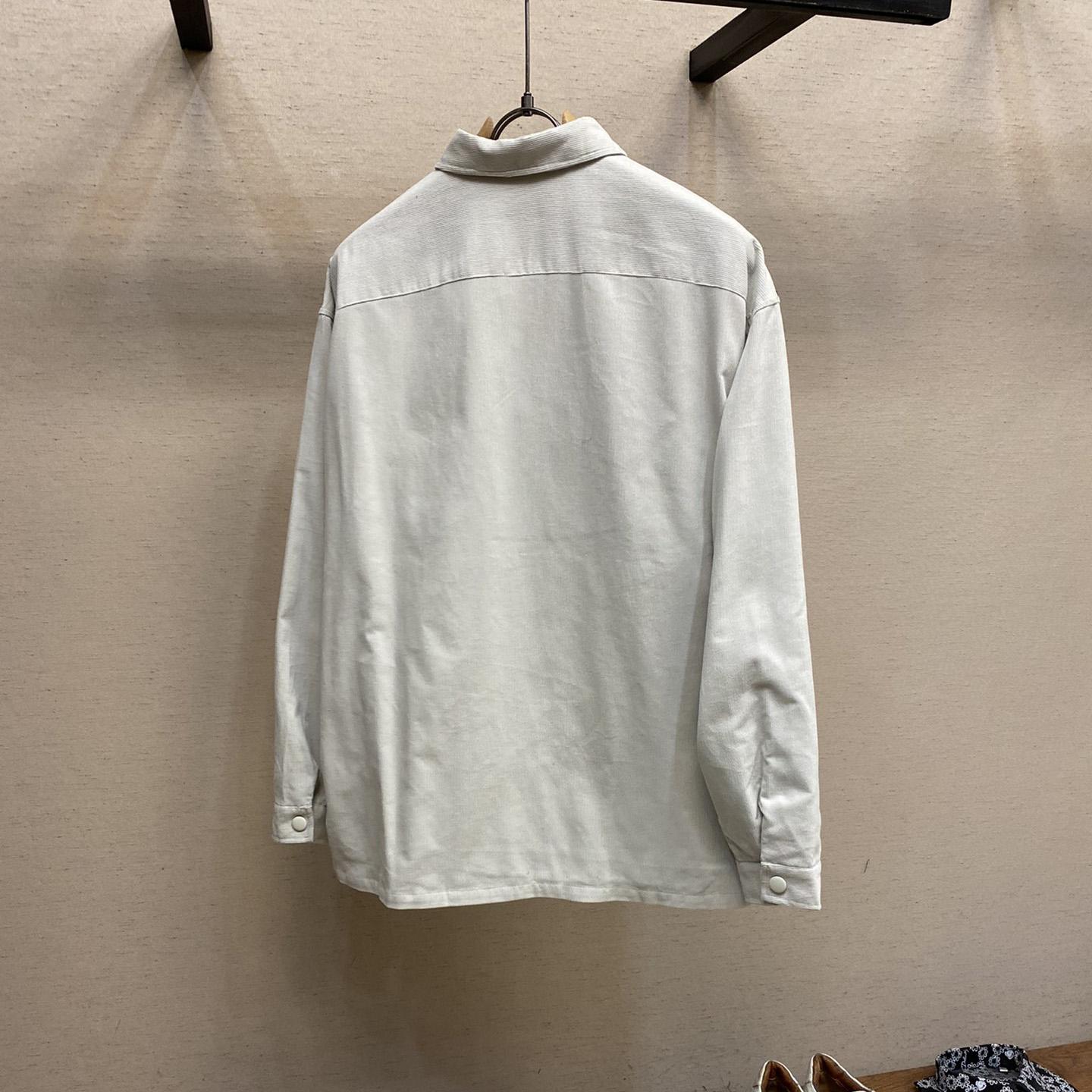 Prada Pinwale Corduroy Shirt - FashionPlug