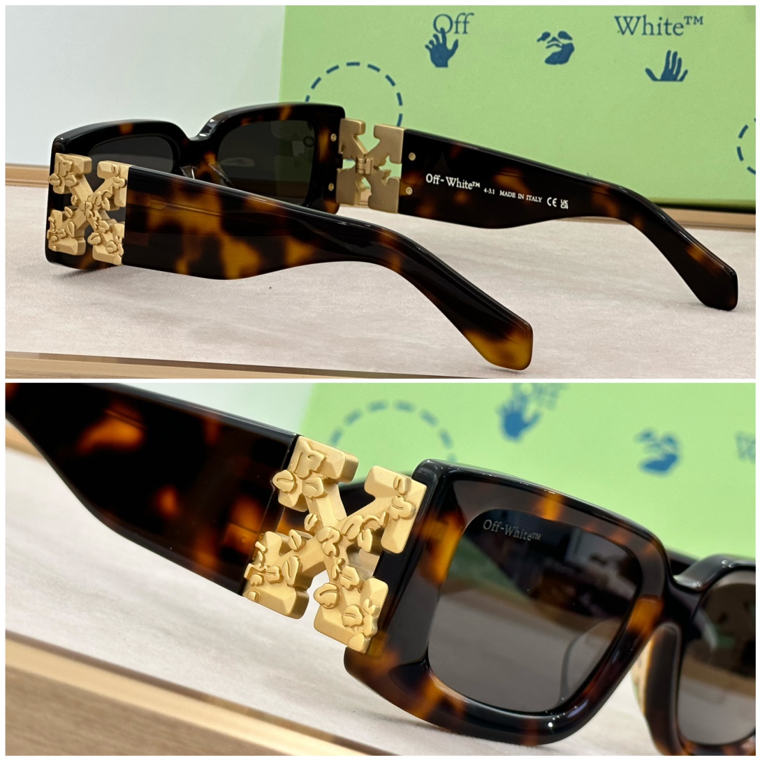 Off White Roma Rectangle-frame Sunglasses    OERI098 - FashionPlug