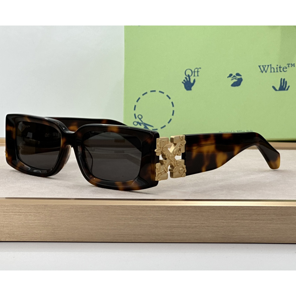 Off White Roma Rectangle-frame Sunglasses    OERI098 - FashionPlug