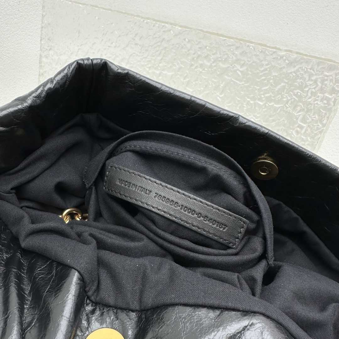 Balenciaga Monaco Small Chain Bag In Black - FashionPlug