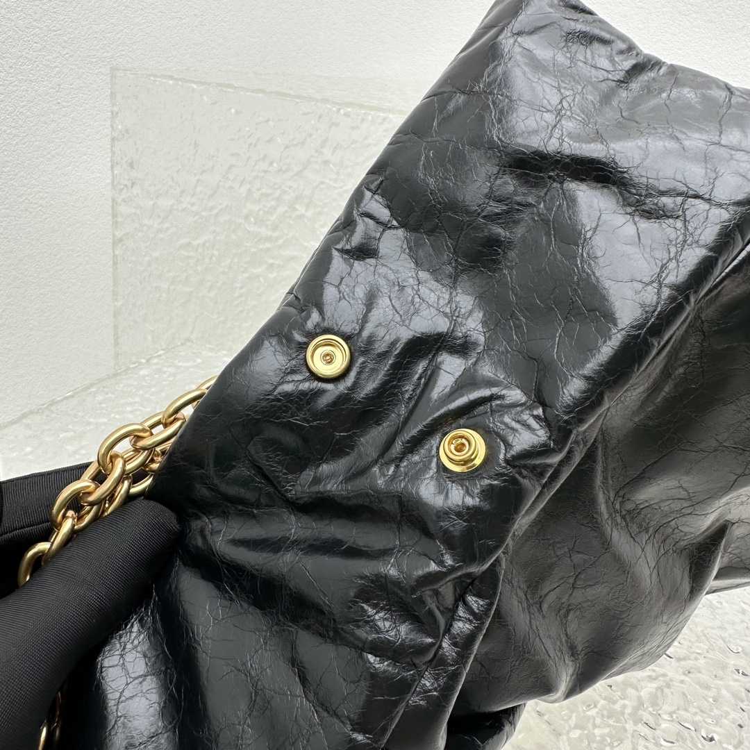 Balenciaga Monaco Small Chain Bag In Black - FashionPlug