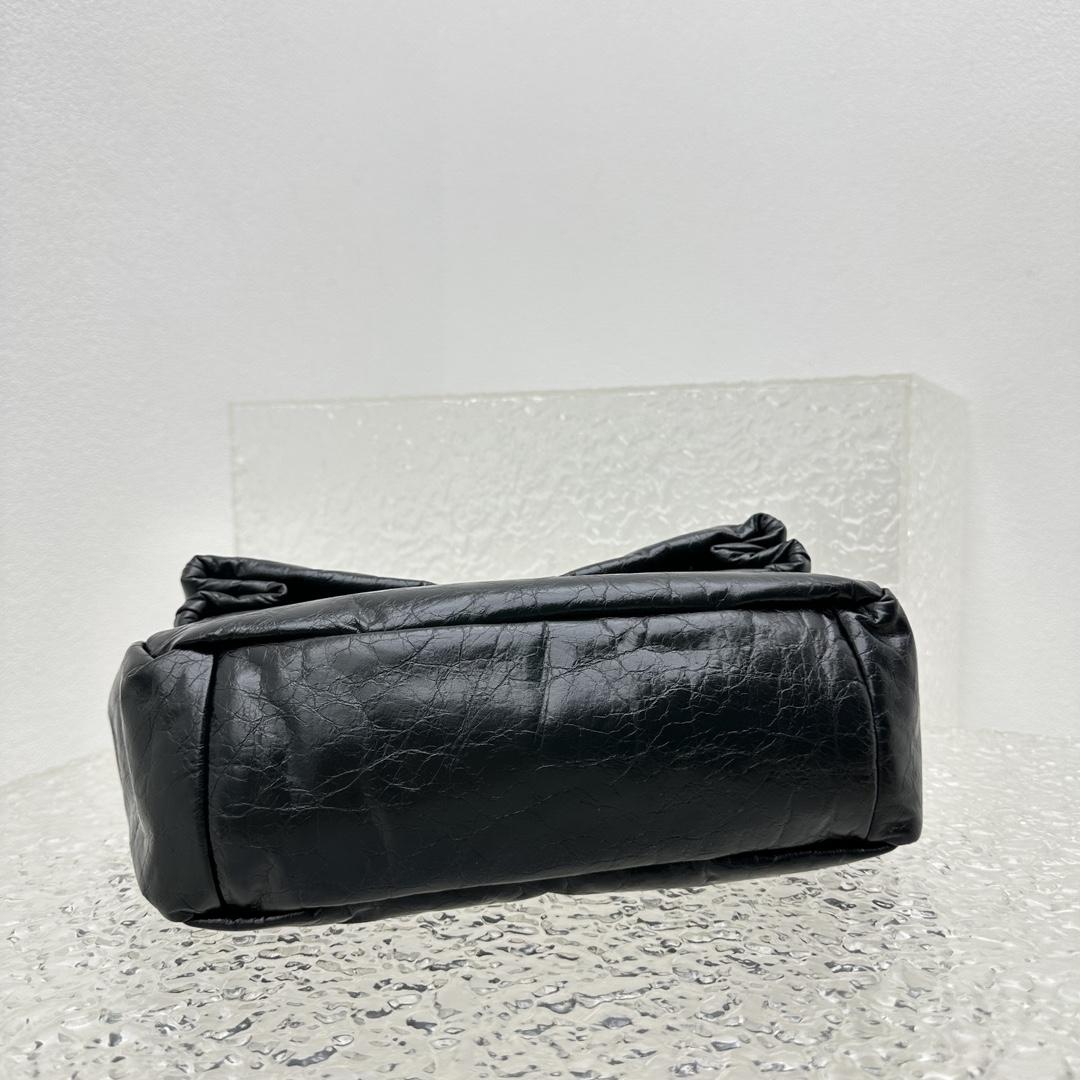 Balenciaga Monaco Small Chain Bag In Black - FashionPlug