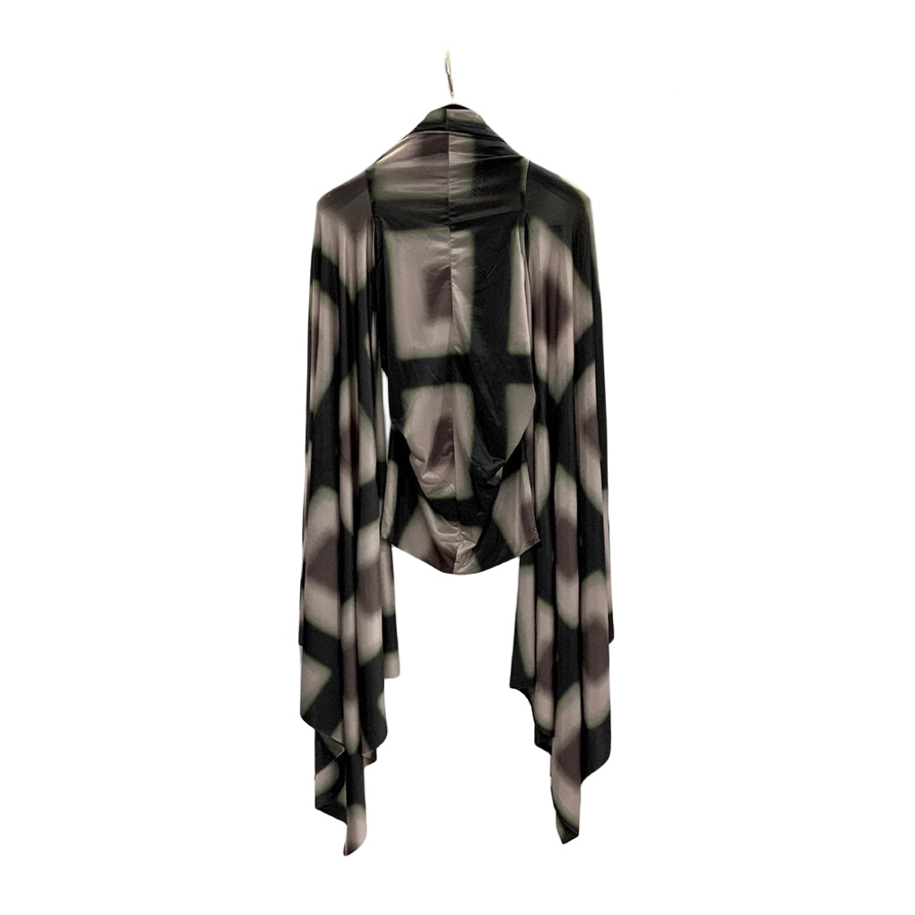 Rick Owens Semi-sheer Draped Top - FashionPlug