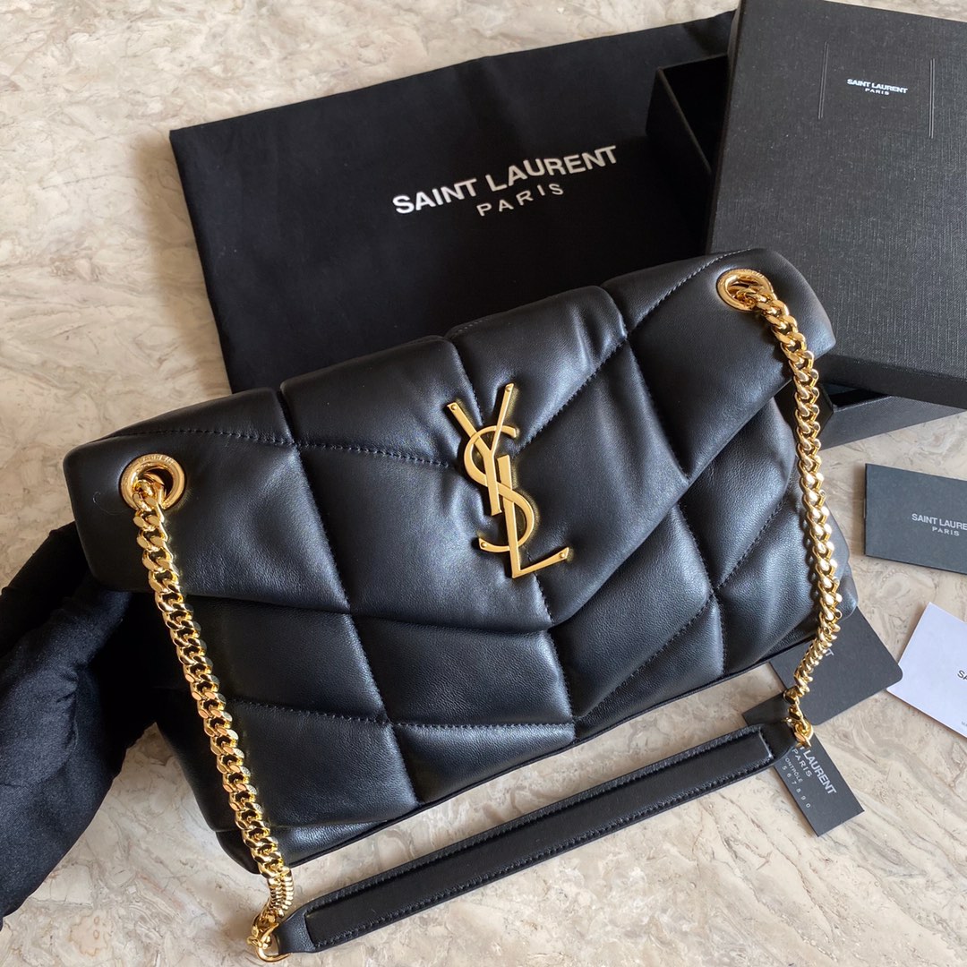 Saint Laurent Puffer Small In Nappa Leather - FashionPlug