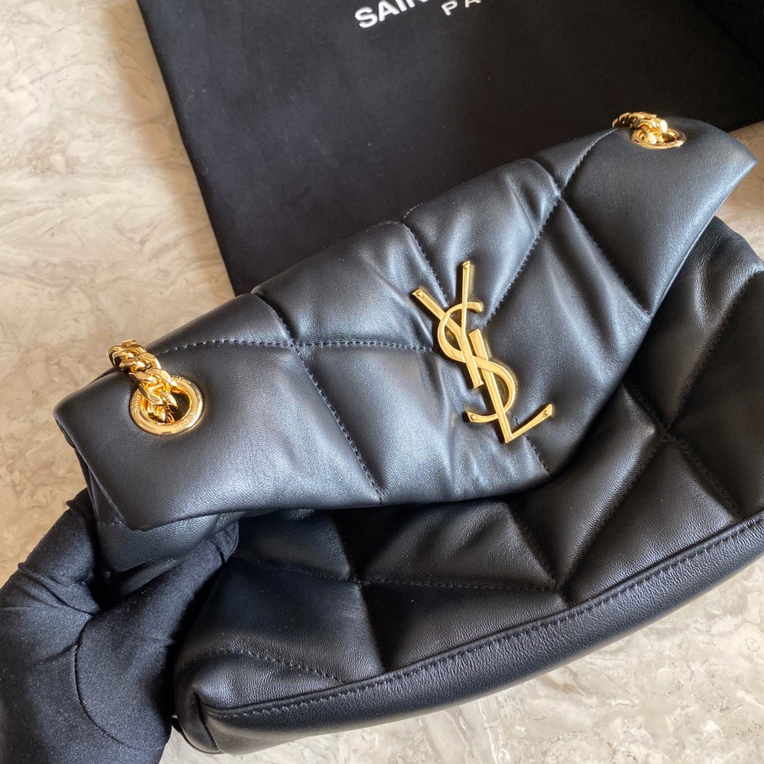Saint Laurent Puffer Small In Nappa Leather - FashionPlug