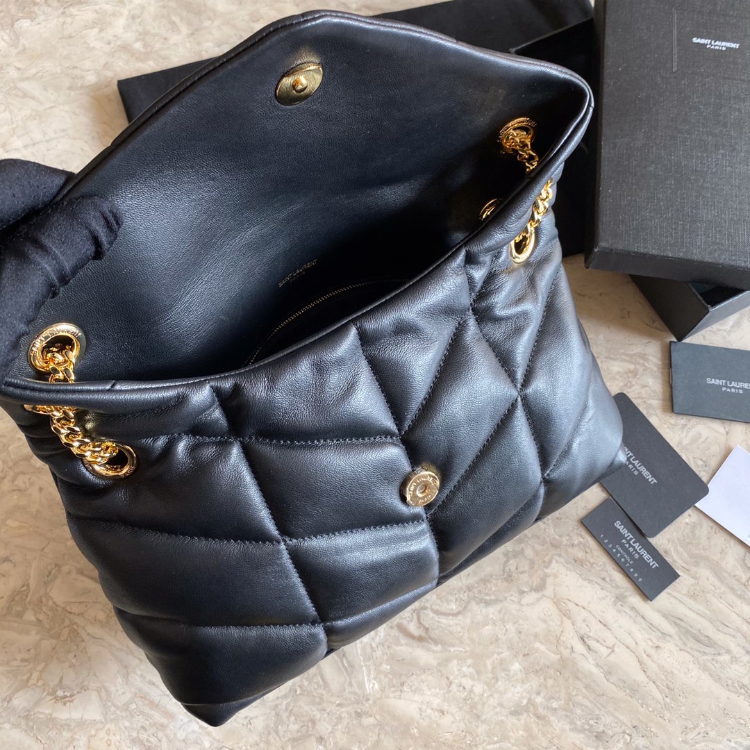 Saint Laurent Puffer Small In Nappa Leather - FashionPlug