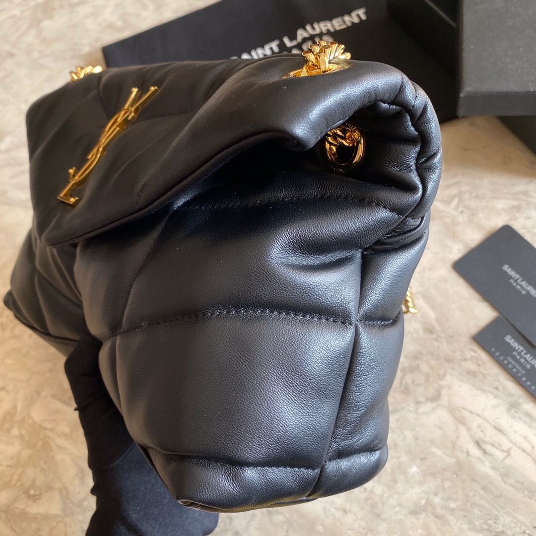 Saint Laurent Puffer Small In Nappa Leather - FashionPlug