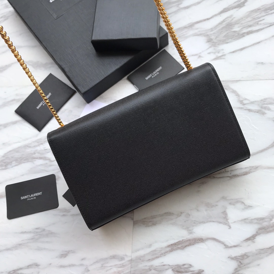 Saint Laurent Kate Medium Leather Shoulder Bag (24*14.5*5.5cm) - FashionPlug