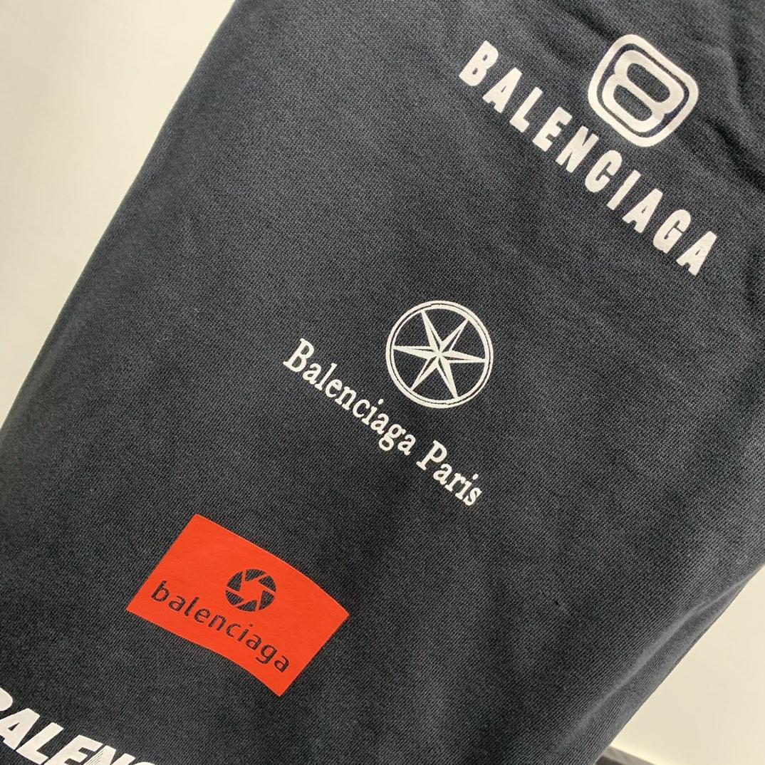 Balenciaga Top League Baggy Sweatpants In Black - FashionPlug