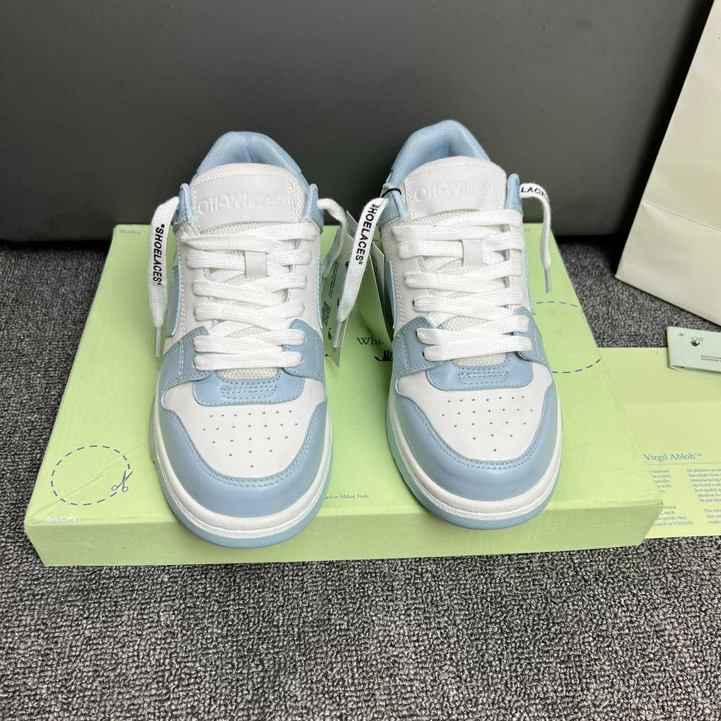 Off-White Out Of Office Lace-Up Sneakers - FashionPlug