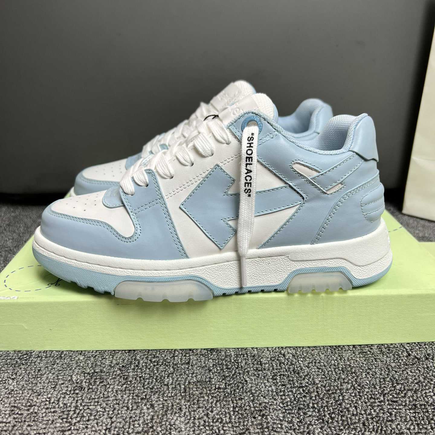 Off-White Out Of Office Lace-Up Sneakers - FashionPlug