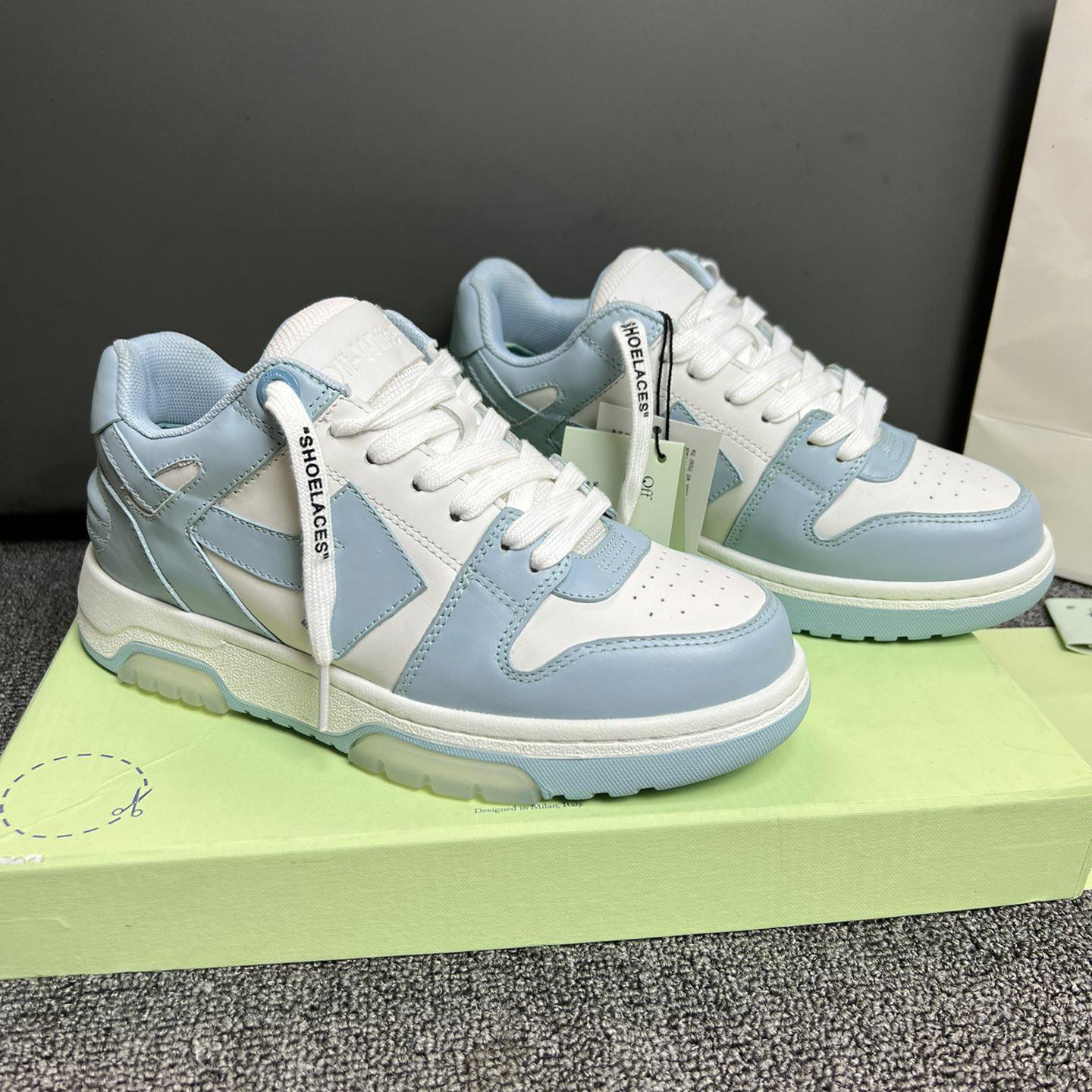 Off-White Out Of Office Lace-Up Sneakers - FashionPlug