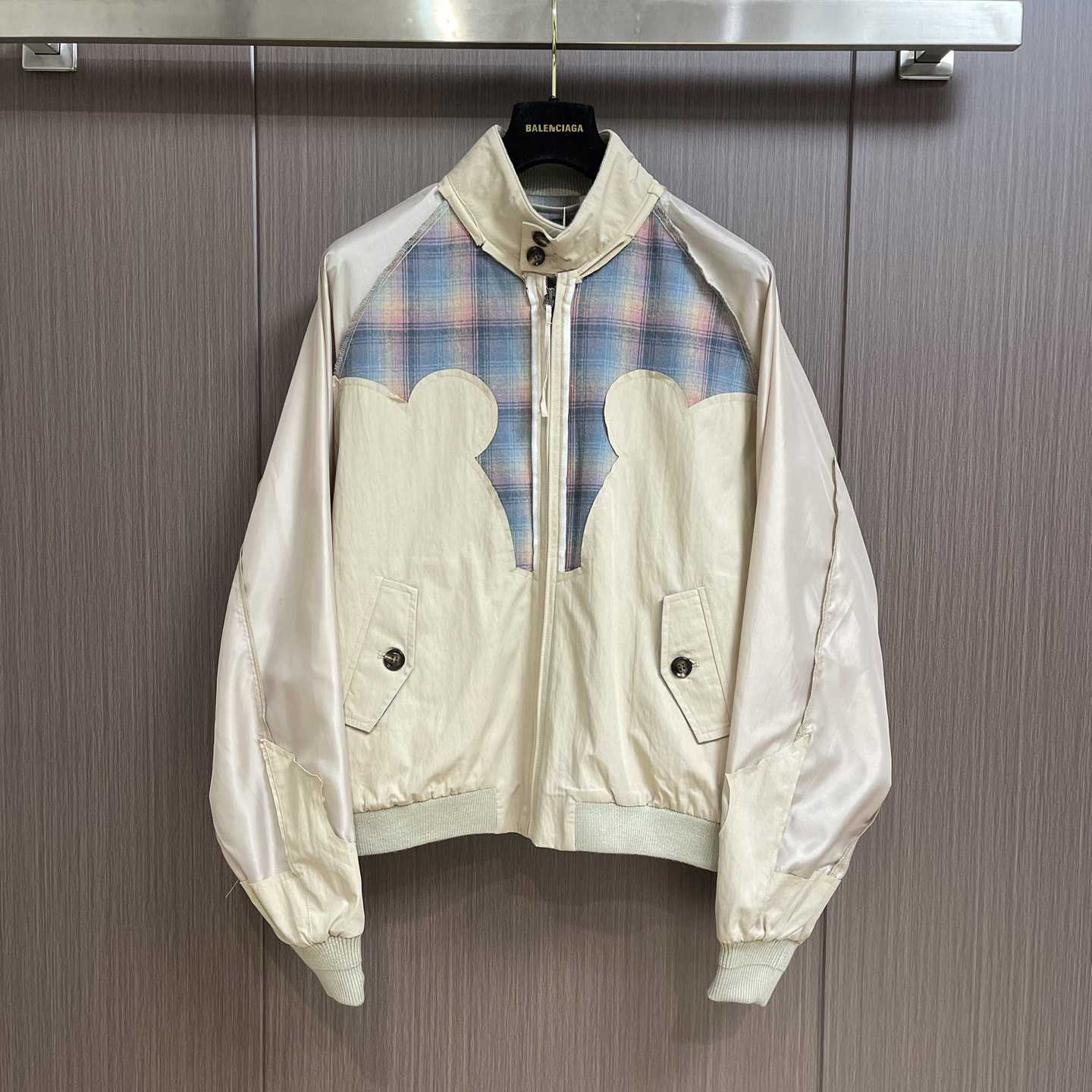 Maison Margiela Panelled Bomber Jacket - FashionPlug