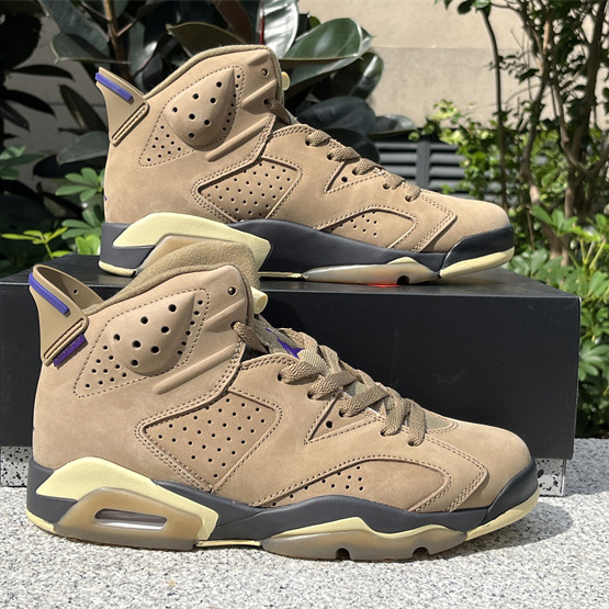 Air Jordan 6 Gore-Tex “Brown Kelp”  Sneaker               FD1643-300 - FashionPlug