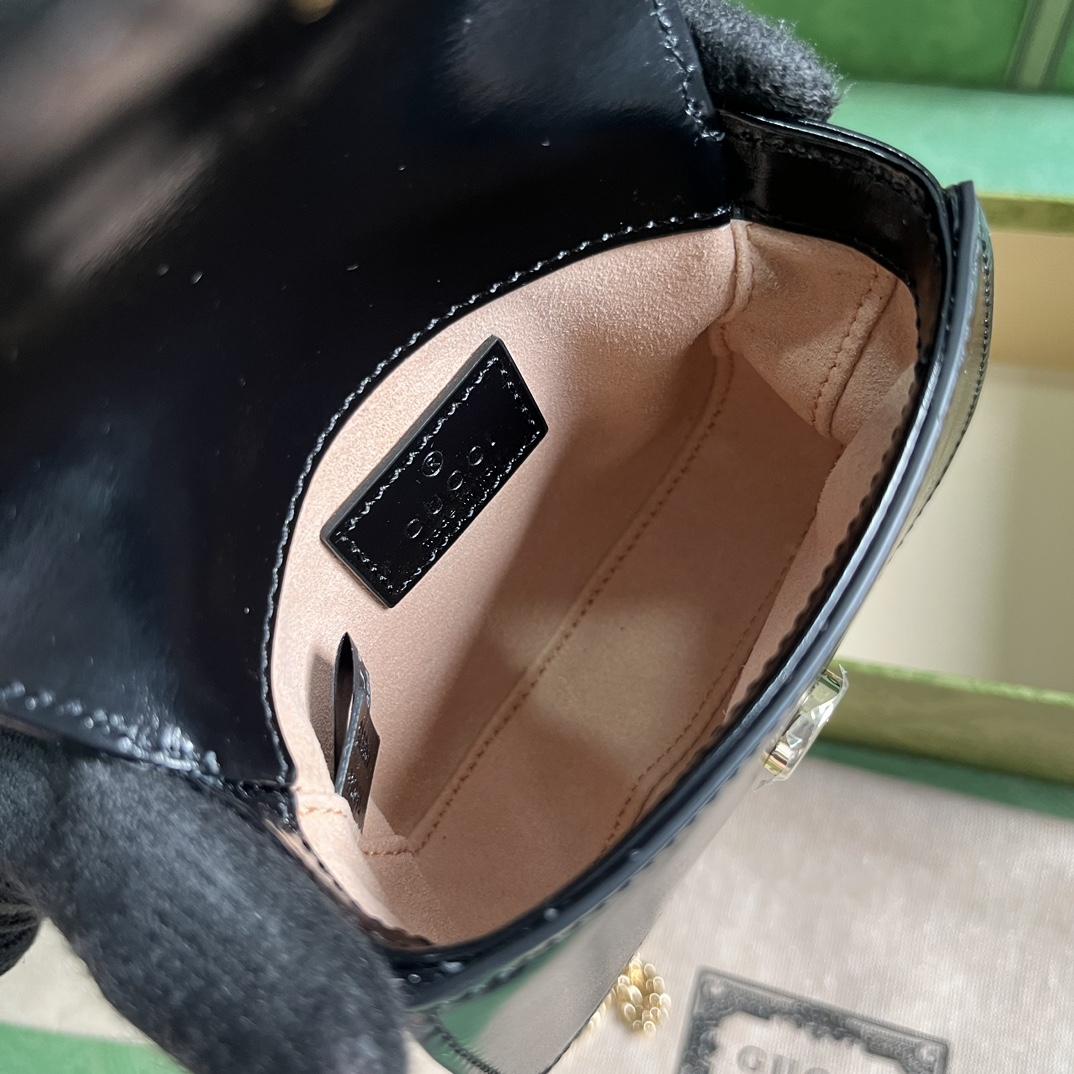 Gucci Bamboo 1947 Super Mini Bag (18.5x 12x 5.5cm) - FashionPlug