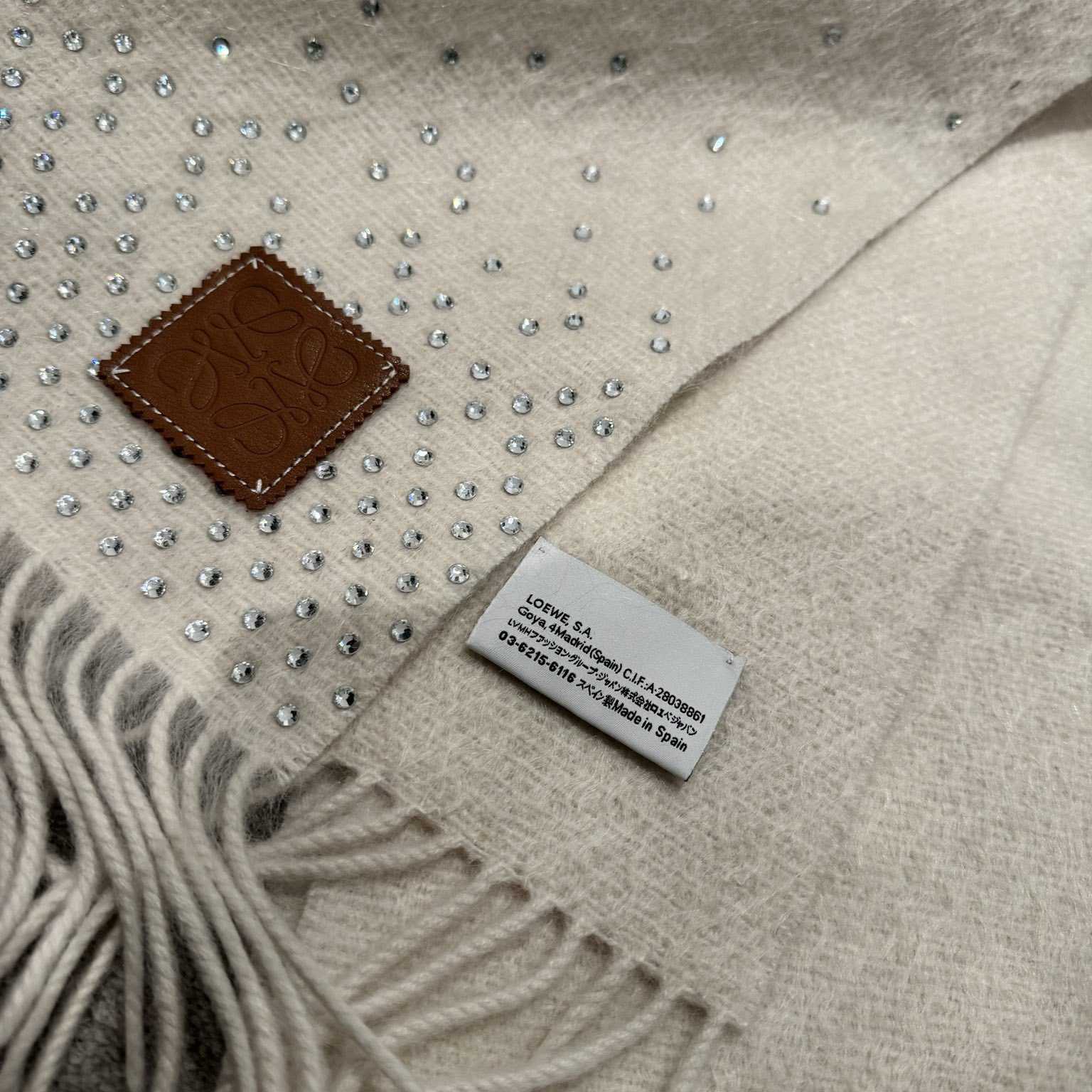 Loewe Scarf In Mohair And Wool - FashionPlug