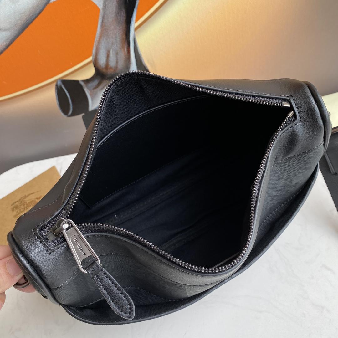 Burberry Leather Rambler Bag - FashionPlug