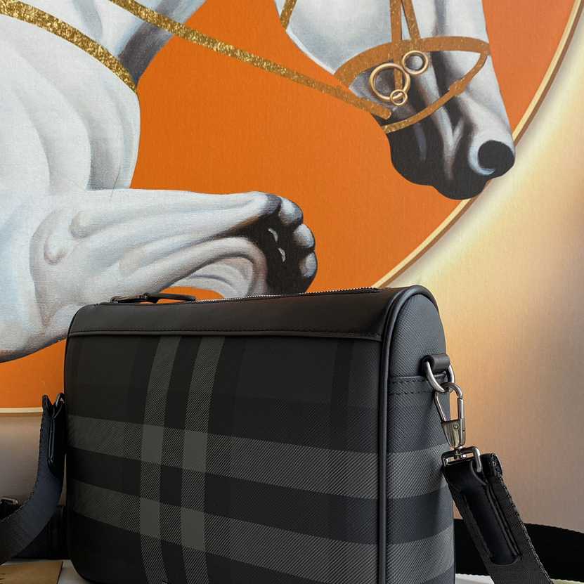 Burberry Leather Rambler Bag - FashionPlug