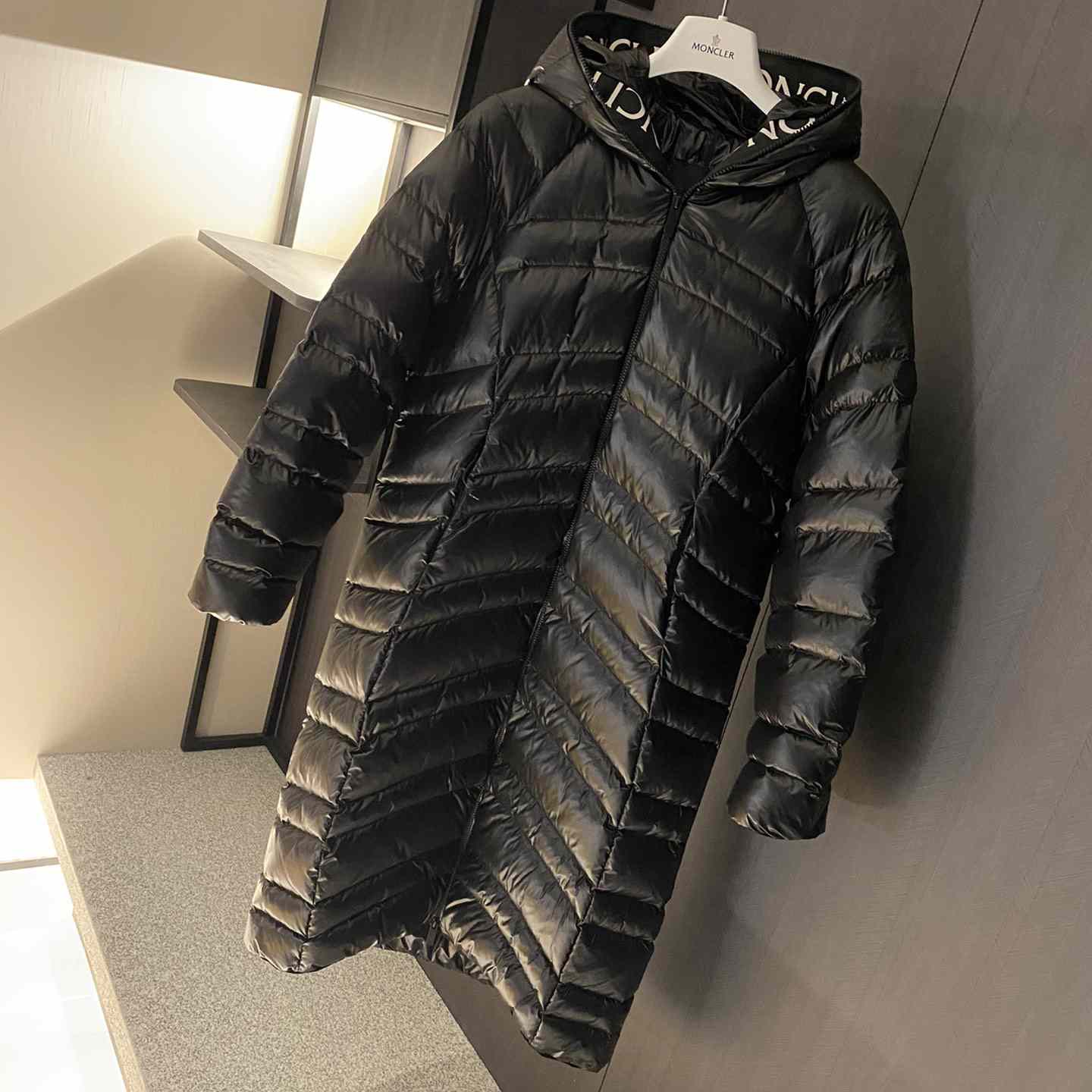 Moncler Tumen Long Down Jacket - FashionPlug