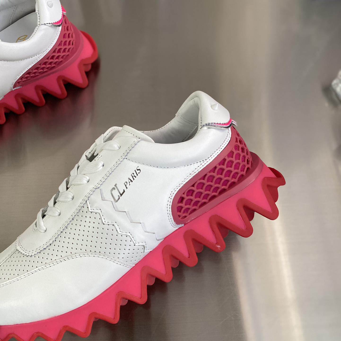 Christian Louboutin Loubishark Donna Leather Trainers - FashionPlug