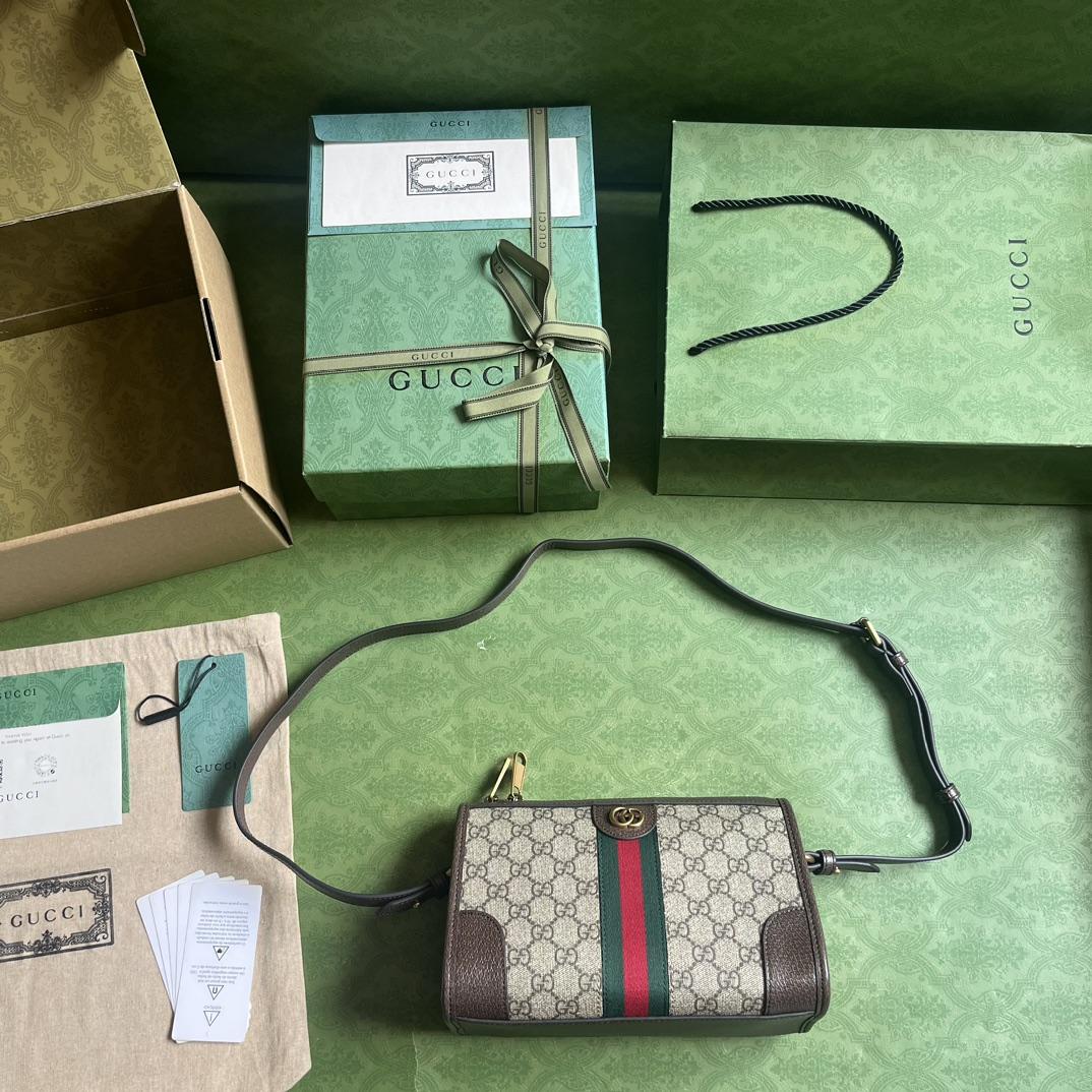 Gucci Ophidia GG Messenger Bag - FashionPlug