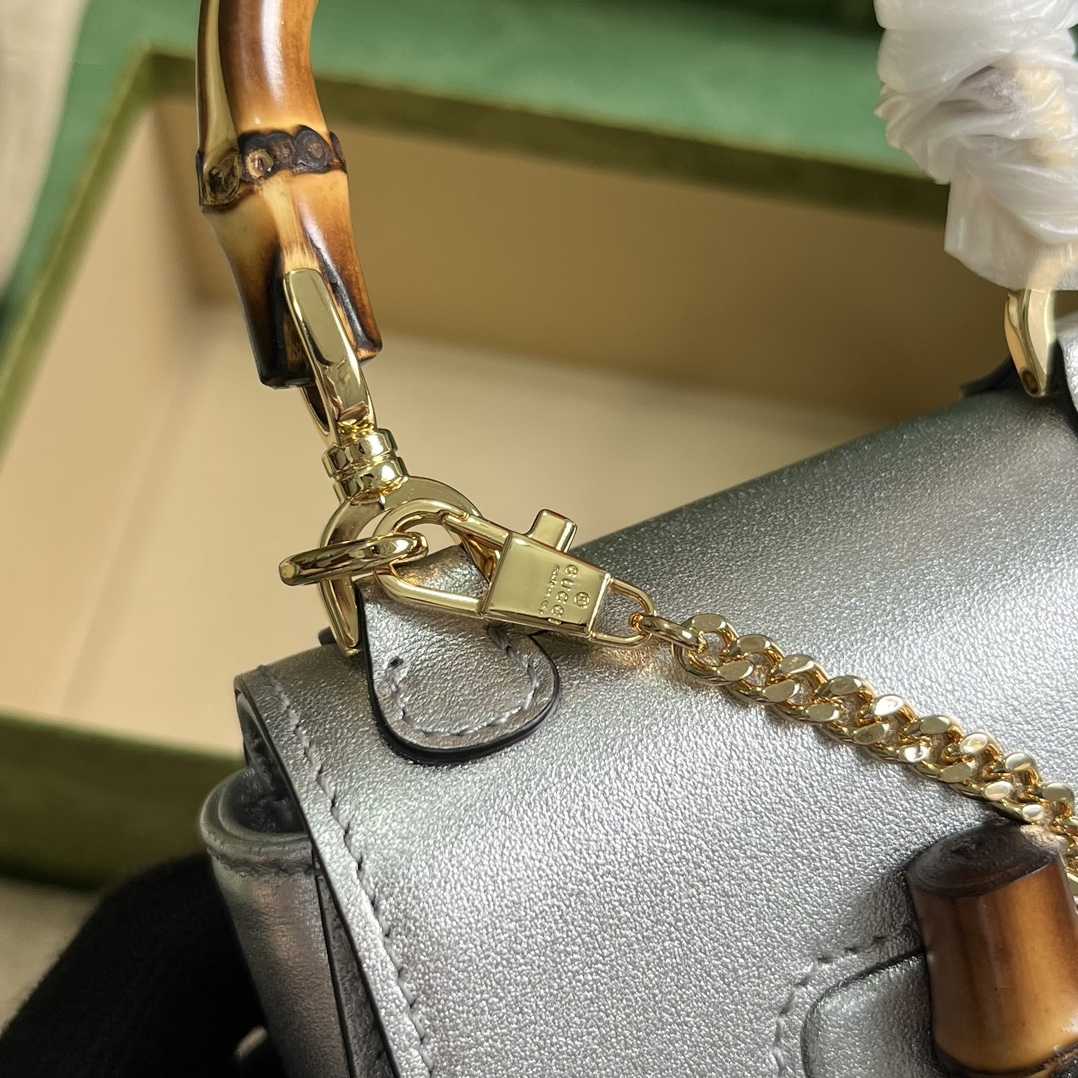 Gucci Bamboo 1947 Super Mini Bag (18.5x 12x 5.5cm) - FashionPlug