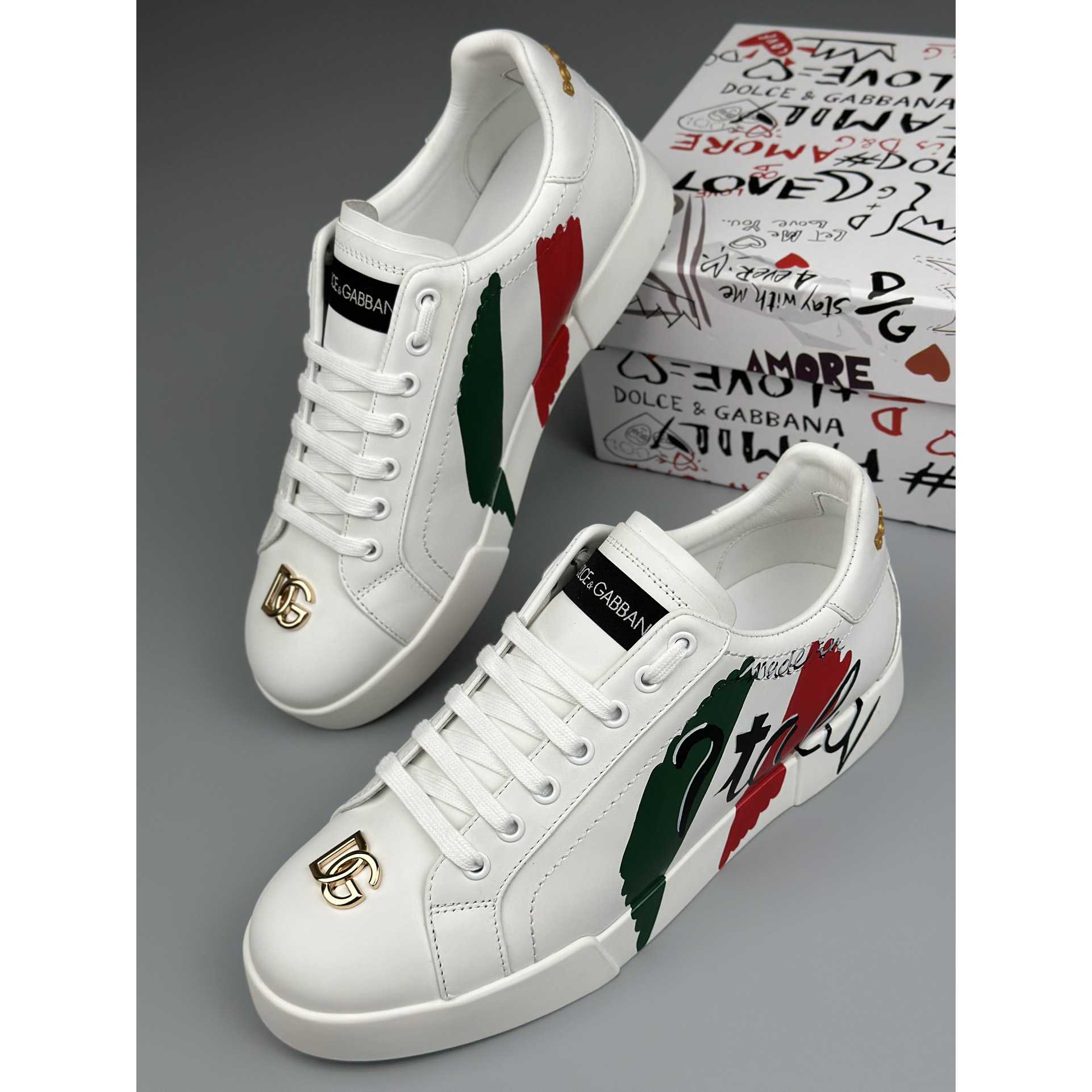 Dolce & Gabbana Portofino Sneakers - FashionPlug