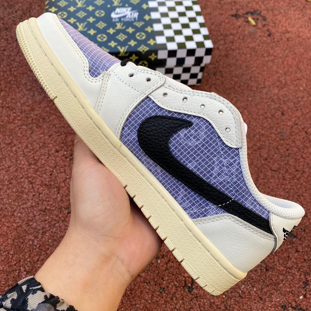 Tracis Scott x Air Jordan 1 Low Golf TS Sneaker     DZ8866-192 - FashionPlug