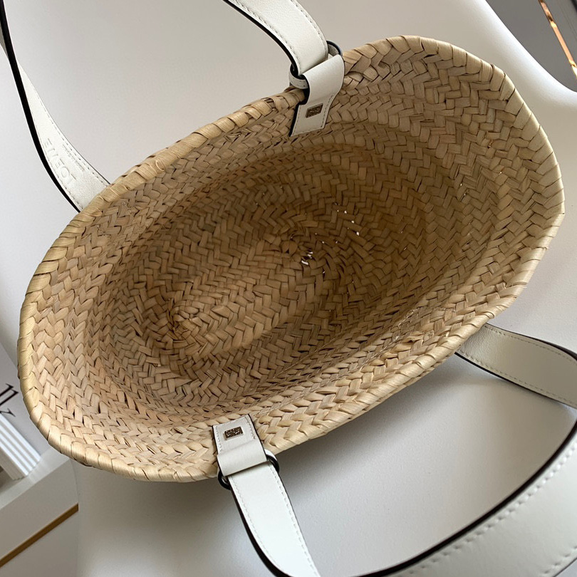 Loewe Leather Logo Basket - FashionPlug