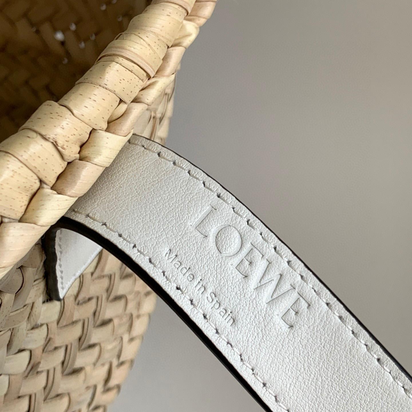 Loewe Leather Logo Basket - FashionPlug