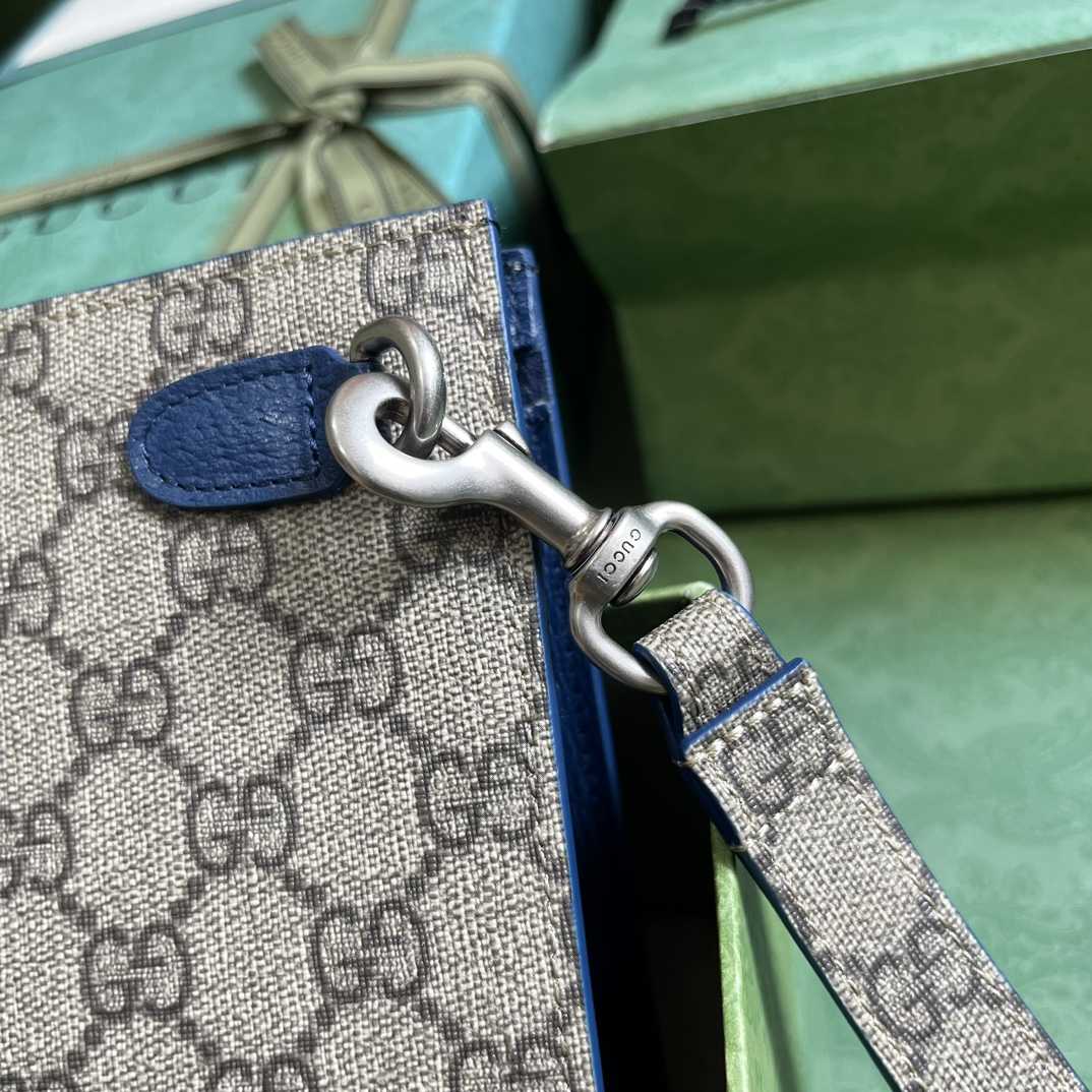 Gucci Pouch With GG Detail (18x 26x 6cm) - FashionPlug