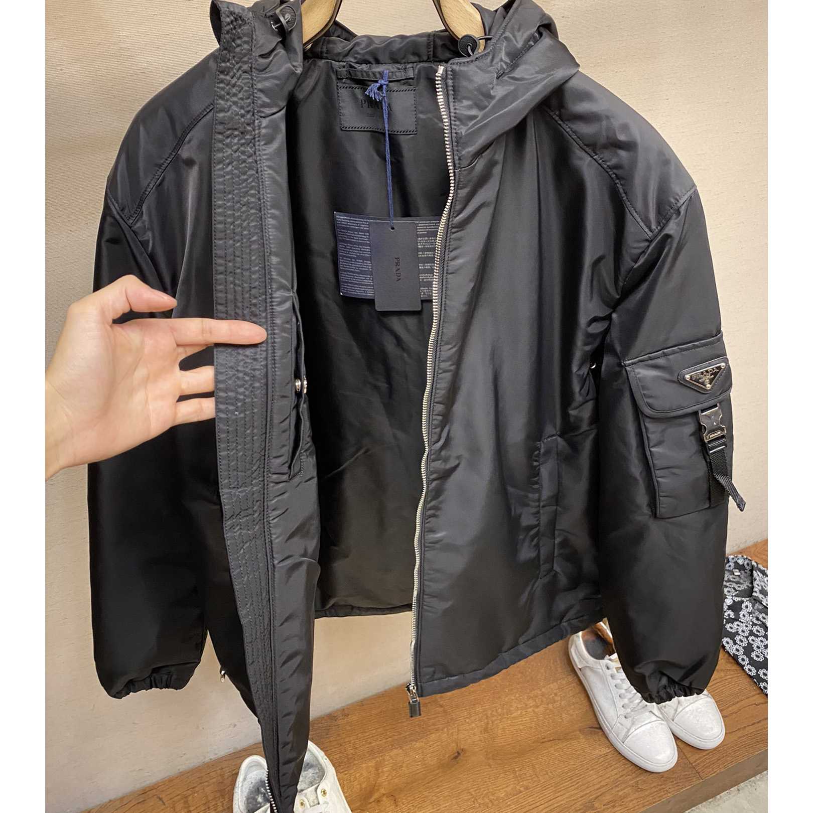 Prada Re-Nylon Blouson Jacket - FashionPlug